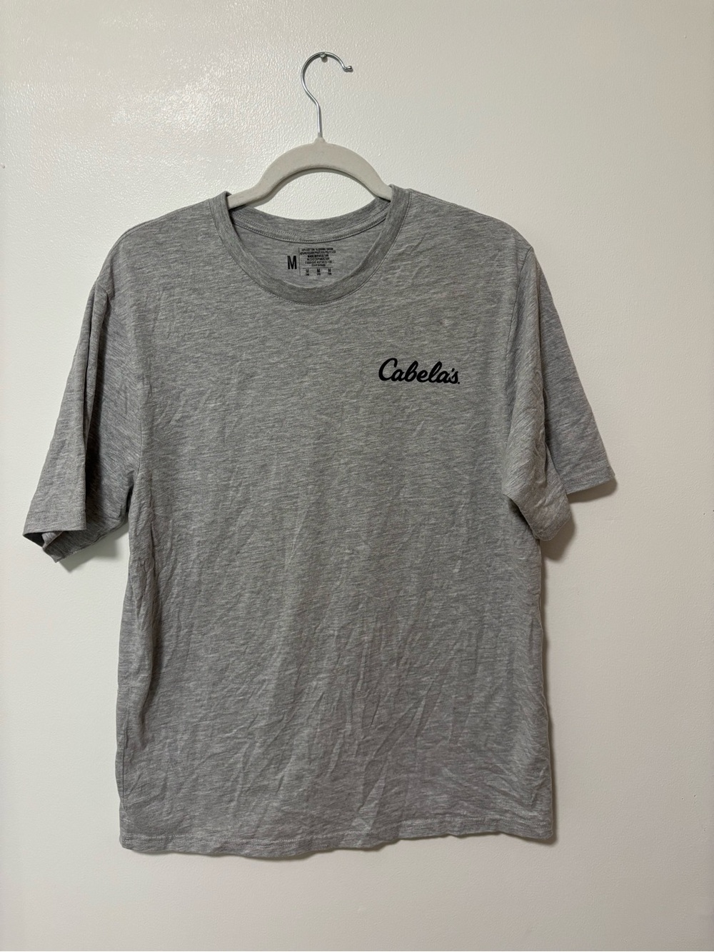 Cabela's Gray Short Sleeve Logo Tee